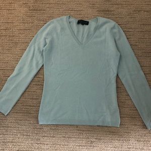 Claudia Nicole Cashmere Baby Blue Sweater